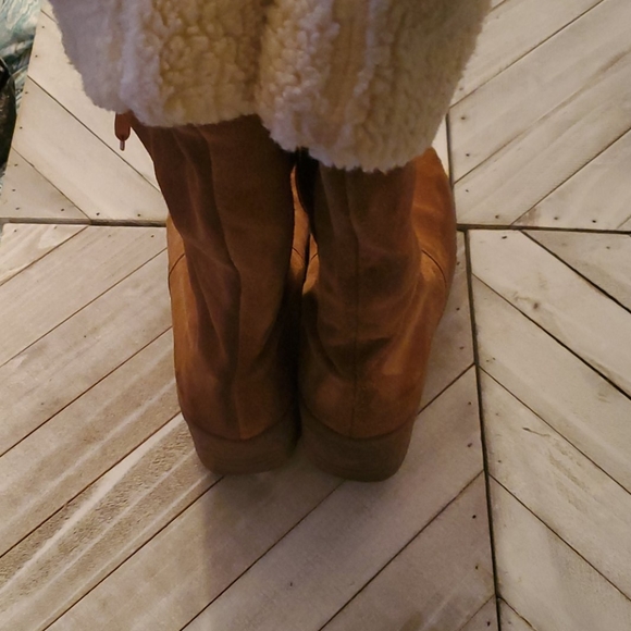 Kors Michael Kors Size 8.5 Brown Leather Boots - Picture 4 of 6